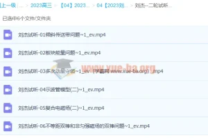 刘杰2023高三高考物理二轮试听课