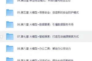 大鹏《ChatGPT大模型：技术场景与商业应用》课程