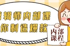 IP剪辑师内部课：教你制造爆款视频