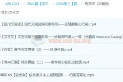 姜博杨2024高三高考语文二轮精讲春季班