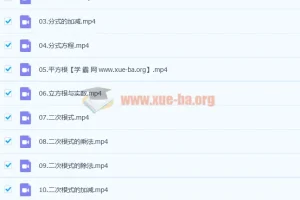 八年级初二数学北京版年卡53讲课程