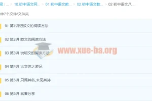 赵成程初中语文八年级课程
