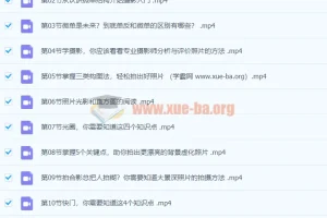 零基础摄影入门课程：轻松拍出好照片（适用佳能、索尼、尼康、富士用户）