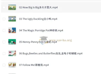 英语故事有声绘本（视频版）