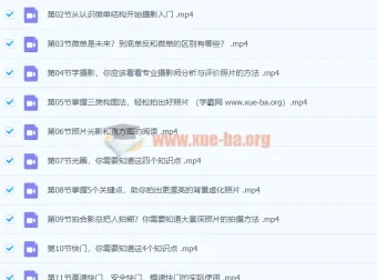 零基础摄影入门课程：轻松拍出好照片（适用佳能、索尼、尼康、富士用户）