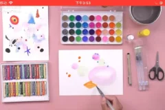 亲子绘画50课+零基础水彩16课：家庭艺术启蒙从入门到创作课程