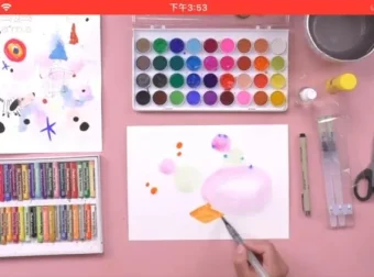 亲子绘画50课+零基础水彩16课：家庭艺术启蒙从入门到创作课程