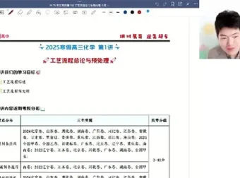 高途课堂高展高三高考化学二轮2025年寒假班课程