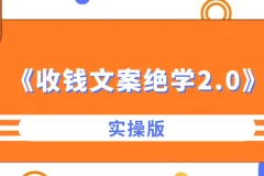 《收钱文案绝学2.0实操版》课程