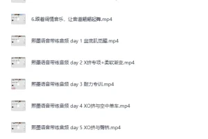 熙墨 XO初级训练自学课