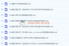 2024刘莹莹高二历史寒假班课程