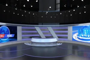 690+款虚拟演播厅绿幕背景素材合集：直播绿幕必备素材