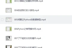 小甲鱼《零基础入门学习Python》(全96集)课程