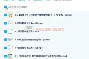 2023高考语文张亚柔a+一轮复习暑假班与秋季班（更新6讲）