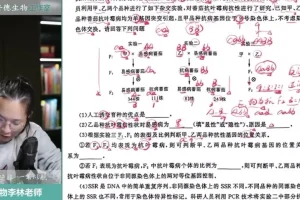 李林2024高考生物冲刺课：代谢/遗传/实验高频考点精讲