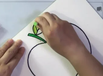 7天学会亮彩蜡笔儿童画教程：零基础入门（专为3 – 8岁儿童设计）