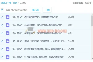 《结构思考力：透过结构看思考》