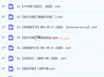 初中初三中考化学寒假春季班（陈耀泉授课）