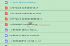 2024高考生物最后6课