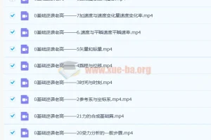 高一物理大招视频救命包：必修一基础篇