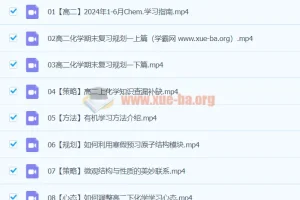 2024高二化学冷士强下学期寒假班