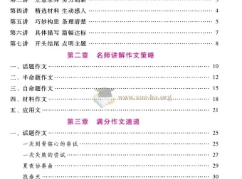 《满分作文大全》：1 – 6年级通用作文学习宝典