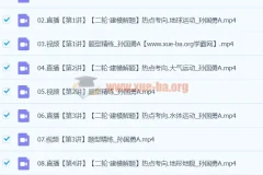 2024高三高考地理寒假班：孙国勇地理课程