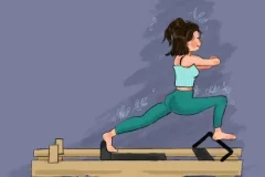 欧阳春晓6周维密薄肌线条弹力带普拉提课程