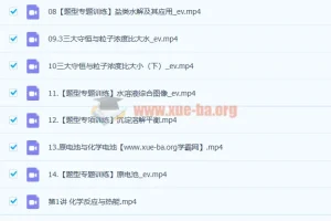 马凯鹏高二化学2023暑假班与秋季班课程