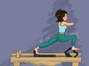 欧阳春晓6周维密薄肌线条弹力带普拉提课程