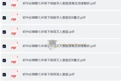 7 – 9年级下册人教版初中必刷题