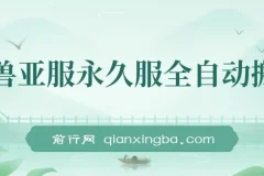 魔兽亚服永久服全自动搬砖保姆级教程（含脚本）