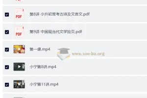 小宁春季班小学六年级语文尖子班（春）