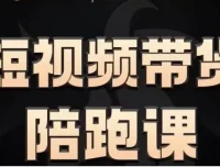 短视频带货陪跑课程：助力普通人轻松开启带货之路