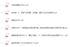 全网付费文章-大佬文集圈 学习先锋精选研报（2月1日更新）[PDF]