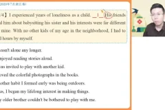 张亮2024高二英语尖端班：读后续写与完形阅读技巧提升课程