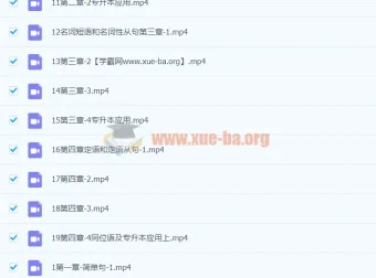 刘晓燕2023专升本语法冲刺课（完结）