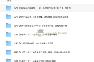 大大卫《英语课程合集 (小学 – 大学) 》：涵盖多阶段英语学习