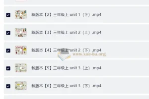 过目不忘小学英语单词海报课程