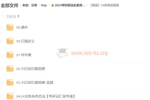 2024考研英语：朱伟全程班