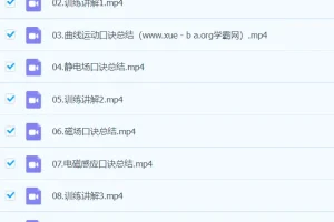 武文成 2024 高三高考物理春季班课程