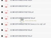 53科学备考：2025春初中各科模拟试卷