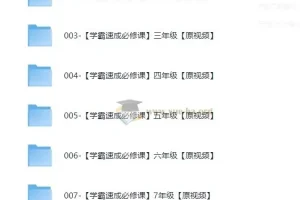史要文1-9年级数学学霸速成必修班课程