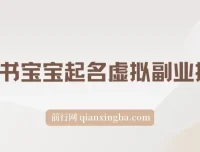 黄岛主 · 小红书宝宝起名虚拟副业项目拆解：实操玩法分享