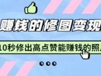 修图神器Snapseed：《10秒修出高点赞照片》修图变现课