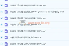 2024高三高考数学张华A+寒假班课程