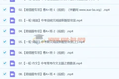 杨荷 2024 初三中考语文 A+寒假班（春上）课程