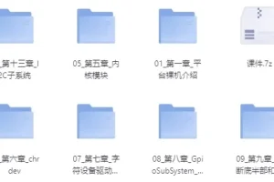 物联网与嵌入式：嵌入式系统开发课程（带源码课件）