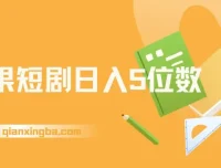 红果短剧：日入5位数爆单大佬的二创经验分享