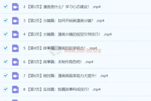 【简笔漫画】《今天开始画漫画：零基础入门到创作》漫画课程